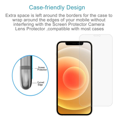 For iPhone 12 / 12 Pro 0.26mm 9H 2.5D Tempered Glass Film (Open Hole) - iPhone 12 / 12 Pro Tempered Glass by DIYLooks | Online Shopping UK | buy2fix