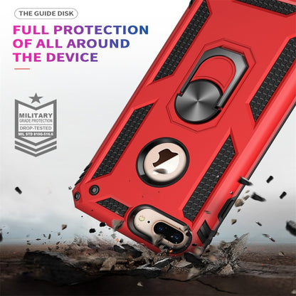 Sergeant Armor Shockproof TPU + PC Protective Case for iPhone 7 / 8 Plus, with 360 Degree Rotation Holder (Rose Gold) by buy2fix