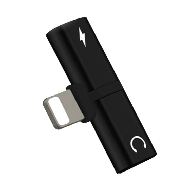 2 in 1 8 Pin 5V 1A Listen Call Audio Converter Earphone Adapter(Black) by buy2fix