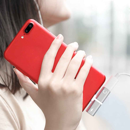 2 in 1 8 Pin 5V 1A Listen Call Audio Converter Earphone Adapter(Black) by buy2fix