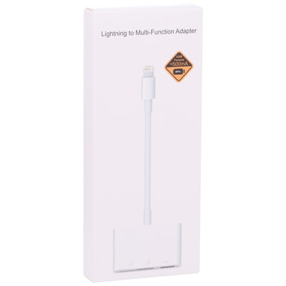 NK-1081 8 Pin to SD + TF + USB Port Camera Reader Adapter, Support iOS 9.2 or Above (White) by buy2fix