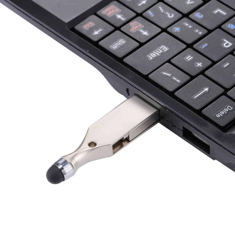 RQW-10E 2 in 1 USB 2.0 & 8 Pin 64GB Flash Drive with Stylus Pen, for iPhone & iPad & iPod & Most Android Smartphones & PC Computer by buy2fix