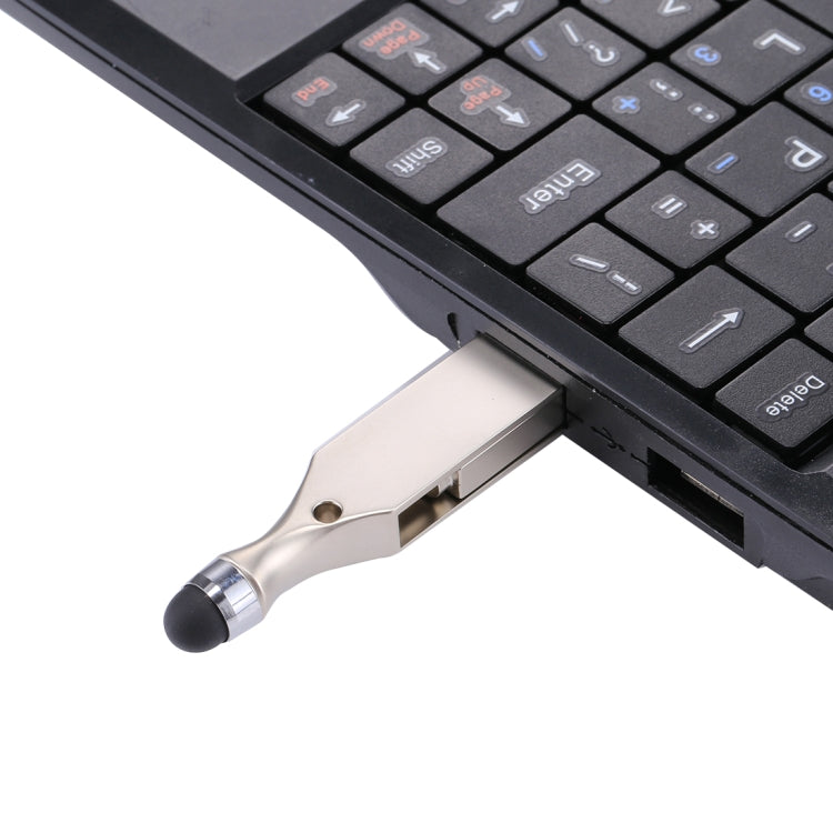 RQW-10E 2 in 1 USB 2.0 & 8 Pin 16GB Flash Drive with Stylus Pen, for iPhone & iPad & iPod & Most Android Smartphones & PC Computer by buy2fix