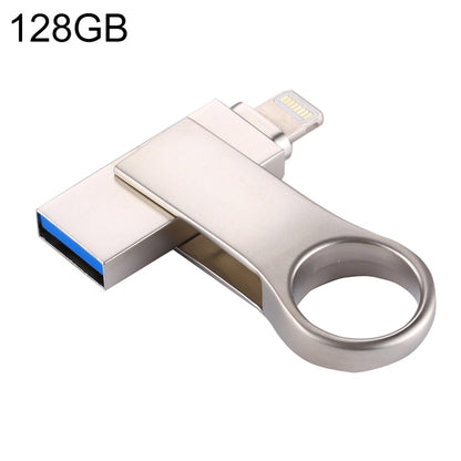 RQW-10D 2 in 1 USB 2.0 & 8 Pin 128GB Flash Drive by buy2fix