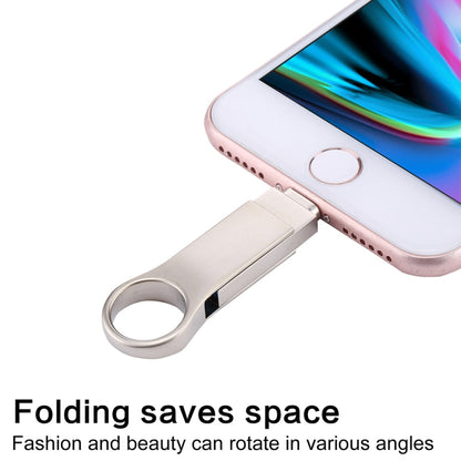 RQW-10D 2 in 1 USB 2.0 & 8 Pin 128GB Flash Drive by buy2fix