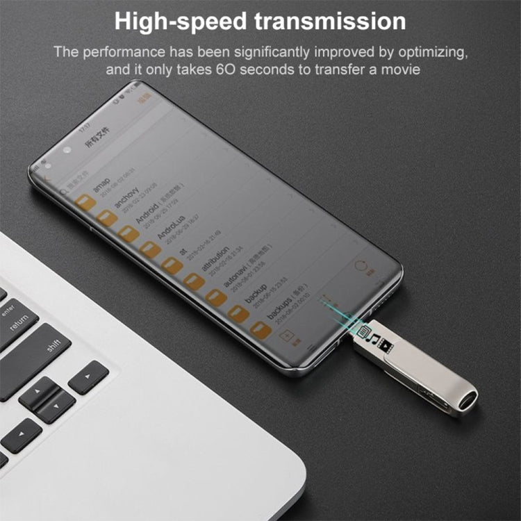 RQW-10X 3 in 1 USB 2.0 & 8 Pin & USB-C / Type-C 32GB Flash Drive, for iPhone & iPad & iPod & Most Android Smartphones & PC Computer by buy2fix