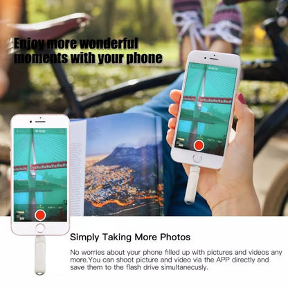 RQW-10X 3 in 1 USB 2.0 & 8 Pin & USB-C / Type-C 64GB Flash Drive, for iPhone & iPad & iPod & Most Android Smartphones & PC Computer by buy2fix