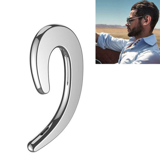 B18 Bone Conduction Bluetooth V4.1 Sports Headphone Earhook Headset, For iPhone, Samsung, Huawei, Xiaomi, HTC and Other Smart Phones or Other Bluetooth Audio Devices(Silver) - Bluetooth Earphone by buy2fix | Online Shopping UK | buy2fix