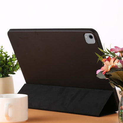 Horizontal Flip Solid Color Leather Case for iPad Pro 12.9 inch (2018), with Three-folding Holder & Wake-up / Sleep Function(Black) - iPad Pro 12.9 (2018) Cases by buy2fix | Online Shopping UK | buy2fix