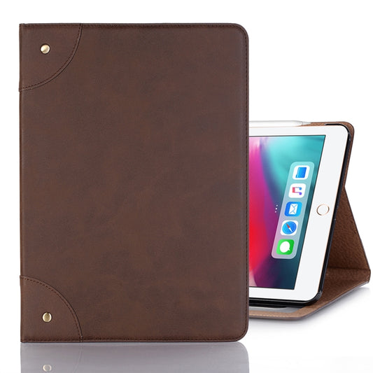 Retro Book Style Horizontal Flip PU Leather Case for iPad Air 13 2025 / 2024 / iPad Pro 12.9 inch (2018), with Holder & Card Slots & Wallet (Coffee) - iPad Pro 12.9 (2018) Cases by buy2fix | Online Shopping UK | buy2fix