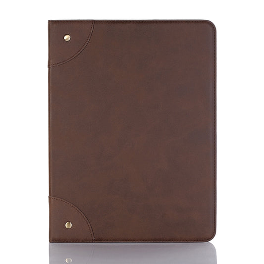 Retro Book Style Horizontal Flip PU Leather Case for iPad Air 13 2025 / 2024 / iPad Pro 12.9 inch (2018), with Holder & Card Slots & Wallet (Coffee) - iPad Pro 12.9 (2018) Cases by buy2fix | Online Shopping UK | buy2fix