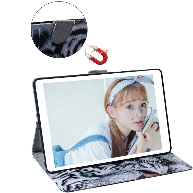 Tiger Pattern Horizontal Flip Leather Case for  iPad Pro 11 inch (2018), with Holder & Card Slot & Wallet - iPad Pro 11 (2018) Cases by buy2fix | Online Shopping UK | buy2fix