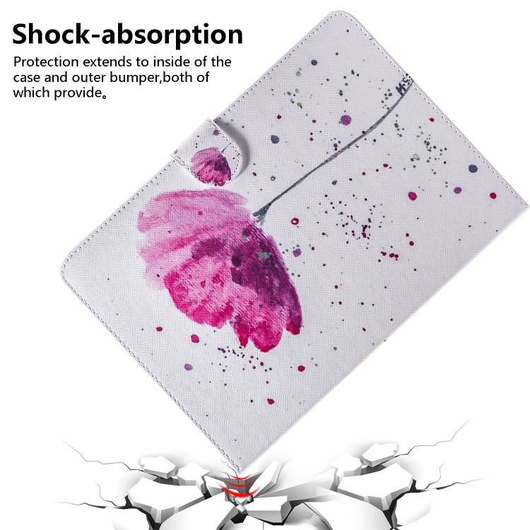 Purple Orchids Pattern Horizontal Flip Leather Case for  iPad Pro 11 inch (2018), with Holder & Card Slot & Wallet - iPad Pro 11 (2018) Cases by buy2fix | Online Shopping UK | buy2fix