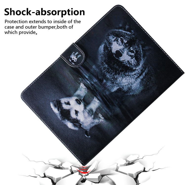 Wolf and Dog Pattern Horizontal Flip Leather Case for  iPad Pro 11 inch (2018), with Holder & Card Slot & Wallet - iPad Pro 11 (2018) Cases by buy2fix | Online Shopping UK | buy2fix