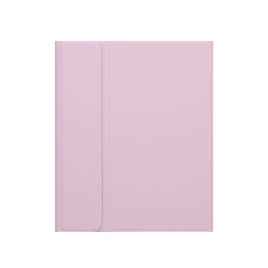 X-11BC Skin Plain Texture Detachable Bluetooth Keyboard Tablet Case for iPad Pro 11 inch 2020 / 2018, with Touchpad & Pen Slot(Pink) - For iPad Pro by buy2fix | Online Shopping UK | buy2fix