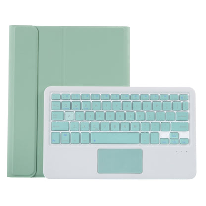 YT11B-A Detachable Candy Color Bluetooth Keyboard Leather Tablet Case with Touch Pad & Pen Slot & Holder for iPad Pro 11 2022 / 2021 / Air 5 / Air 4 (Light Green) - For iPad Pro by buy2fix | Online Shopping UK | buy2fix
