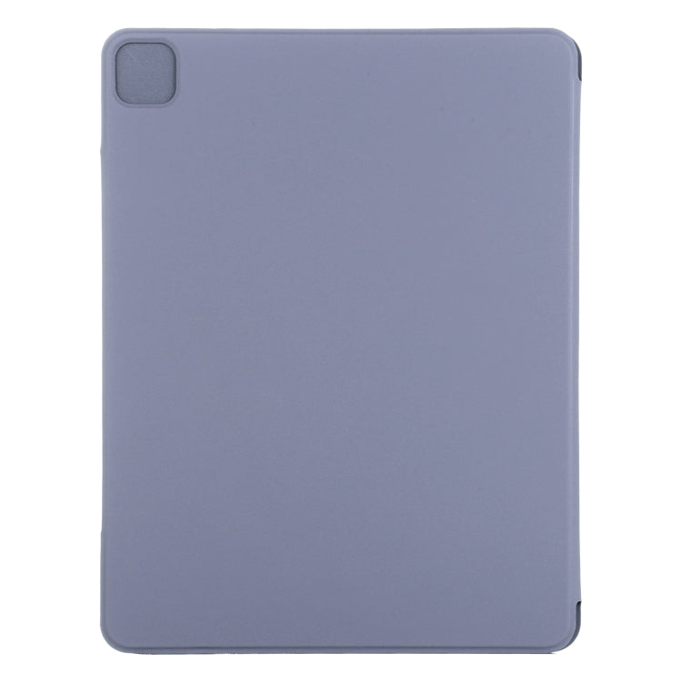 For iPad Pro 11 2022 / 2021 / 2020 / 2018 / Air 2020 10.9 Horizontal Flip Ultra-thin Fixed Buckle Magnetic PU Leather Tablet Case With Three-folding Holder & Sleep / Wake-up Function(Purple) - iPad Pro 11 (2022/2021) Cases by buy2fix | Online Shopping UK | buy2fix