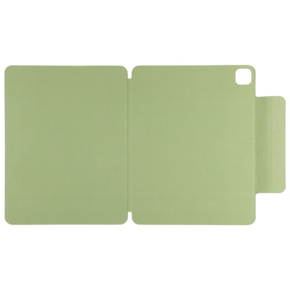 For iPad Pro 11 2022 / 2021 / 2020 / 2018 / Air 2020 10.9 Horizontal Flip Ultra-thin Fixed Buckle Magnetic PU Leather Tablet Case With Three-folding Holder & Sleep / Wake-up Function(Grass Green) - iPad Pro 11 (2022/2021) Cases by buy2fix | Online Shopping UK | buy2fix