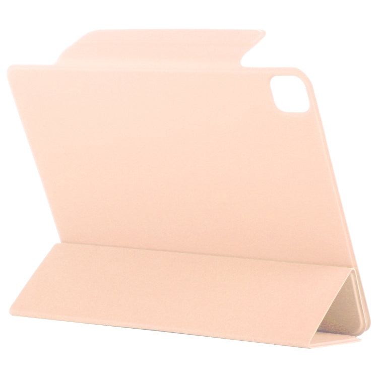 For iPad Pro 11 2022 / 2021 / 2020 / 2018 / Air 2020 10.9 Horizontal Flip Ultra-thin Fixed Buckle Magnetic PU Leather Tablet Case With Three-folding Holder & Sleep / Wake-up Function(Gold) - iPad Pro 11 (2022/2021) Cases by buy2fix | Online Shopping UK | buy2fix