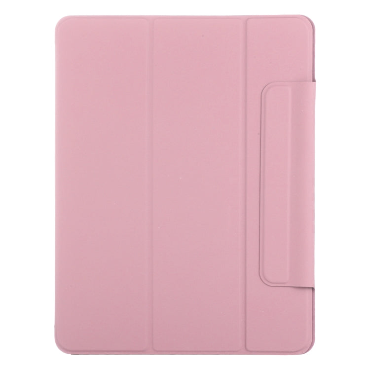 For iPad Air 13 2024 / 2025 / Pro 12.9 2020 Double-sided Magnetic Flip PU Leather Tablet Case With Holder & Sleep / Wake-up Function(Light Pink) - iPad Pro 12.9 (2020) Cases by buy2fix | Online Shopping UK | buy2fix