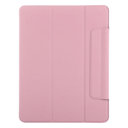 For iPad Air 13 2024 / 2025 / Pro 12.9 2020 Double-sided Magnetic Flip PU Leather Tablet Case With Holder & Sleep / Wake-up Function(Light Pink) - iPad Pro 12.9 (2020) Cases by buy2fix | Online Shopping UK | buy2fix