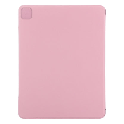 For iPad Air 13 2024 / 2025 / Pro 12.9 2020 Double-sided Magnetic Flip PU Leather Tablet Case With Holder & Sleep / Wake-up Function(Light Pink) - iPad Pro 12.9 (2020) Cases by buy2fix | Online Shopping UK | buy2fix