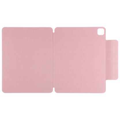 For iPad Air 13 2024 / 2025 / Pro 12.9 2020 Double-sided Magnetic Flip PU Leather Tablet Case With Holder & Sleep / Wake-up Function(Light Pink) - iPad Pro 12.9 (2020) Cases by buy2fix | Online Shopping UK | buy2fix