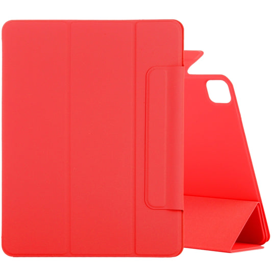 For iPad Air 13 2024 / 2025 / Pro 12.9 2020 Double-sided Magnetic Flip PU Leather Tablet Case With Holder & Sleep / Wake-up Function(Red) - iPad Pro 12.9 (2020) Cases by buy2fix | Online Shopping UK | buy2fix
