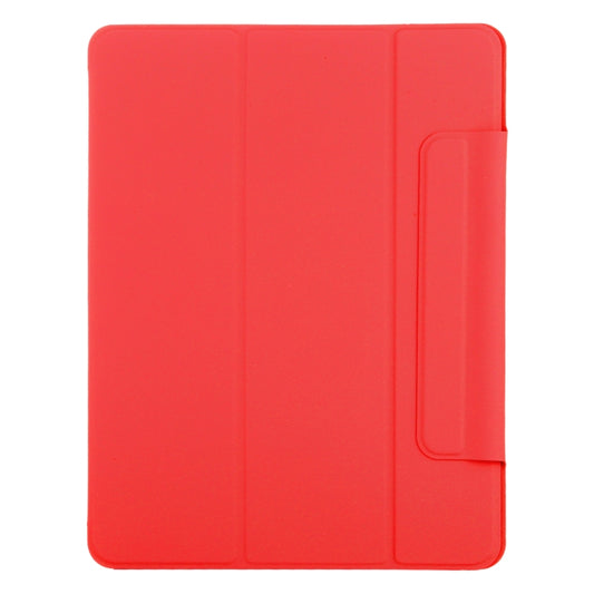 For iPad Air 13 2024 / 2025 / Pro 12.9 2020 Double-sided Magnetic Flip PU Leather Tablet Case With Holder & Sleep / Wake-up Function(Red) - iPad Pro 12.9 (2020) Cases by buy2fix | Online Shopping UK | buy2fix