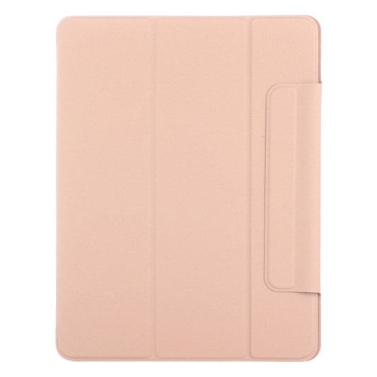 For iPad Air 13 2024 / Pro 12.9 2020 Double-sided Magnetic Flip PU Leather Tablet Case With Holder & Sleep / Wake-up Function(Gold) - iPad Pro 12.9 (2020) Cases by buy2fix | Online Shopping UK | buy2fix