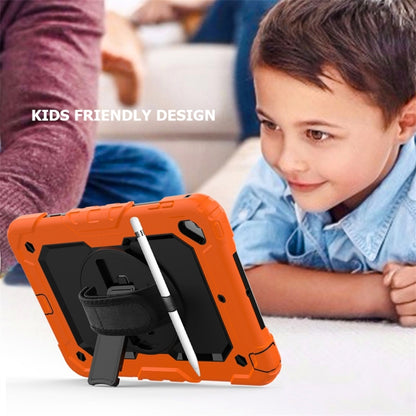 Shockproof Colorful Silica Gel + PC Protective Case for iPad Mini 2019 / Mini 4, with Holder & Shoulder Strap & Hand Strap & Pen Slot(Orange) - iPad Pro 11 (2018) Cases by buy2fix | Online Shopping UK | buy2fix