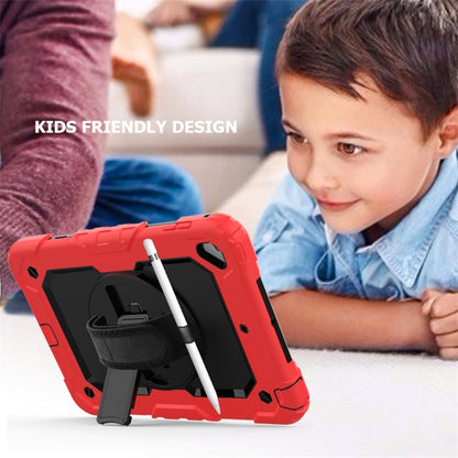 Shockproof Colorful Silica Gel + PC Protective Case for iPad Mini 2019 / Mini 4, with Holder & Shoulder Strap & Hand Strap & Pen Slot(Red) - iPad Pro 11 (2018) Cases by buy2fix | Online Shopping UK | buy2fix