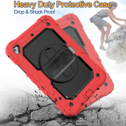 Shockproof Colorful Silica Gel + PC Protective Case for iPad Mini 2019 / Mini 4, with Holder & Shoulder Strap & Hand Strap & Pen Slot(Red) - iPad Pro 11 (2018) Cases by buy2fix | Online Shopping UK | buy2fix