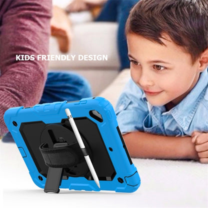 Shockproof Colorful Silica Gel + PC Protective Case for iPad Mini 2019 / Mini 4, with Holder & Shoulder Strap & Hand Strap & Pen Slot(Baby Blue) - iPad Pro 11 (2018) Cases by buy2fix | Online Shopping UK | buy2fix