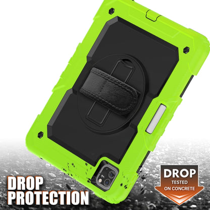 For iPad Pro 11 inch (2018) / Pro 11 inch (2020) Shockproof Colorful Silica Gel + PC Protective Tablet Case with Holder & Shoulder Strap & Hand Strap & Pen Slot(Green) - iPad Pro 11 (2020) Cases by buy2fix | Online Shopping UK | buy2fix
