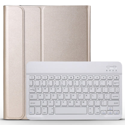 A11 Bluetooth 3.0 Ultra-thin ABS Detachable Bluetooth Keyboard Leather Tablet Case with Holder for iPad Pro 11 2022 / 2021 / Air 5 / Air 4 (Gold) - For iPad Pro by buy2fix | Online Shopping UK | buy2fix