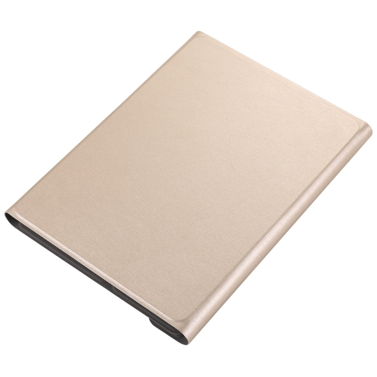 A11 Bluetooth 3.0 Ultra-thin ABS Detachable Bluetooth Keyboard Leather Tablet Case with Holder for iPad Pro 11 2022 / 2021 / Air 5 / Air 4 (Gold) - For iPad Pro by buy2fix | Online Shopping UK | buy2fix
