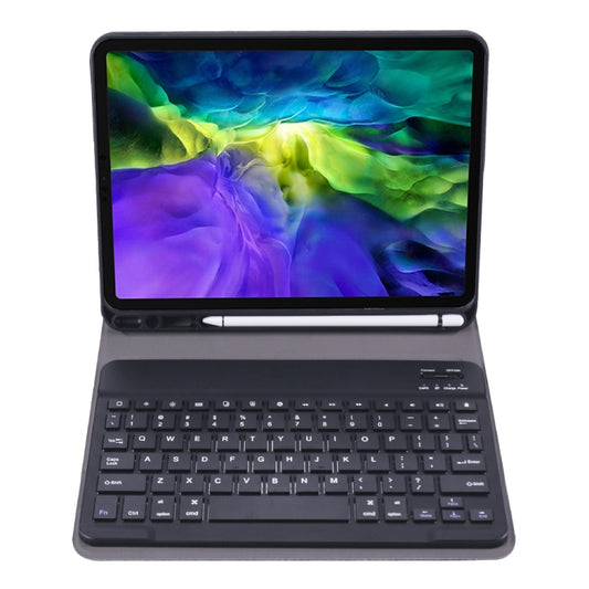 A11B Bluetooth 3.0 Ultra-thin ABS Detachable Bluetooth Keyboard Leather Tablet Case with Holder & Pen Slot for iPad Pro 11 2022 / 2021 / Air 5 / Air 4 (Black) - For iPad Pro by buy2fix | Online Shopping UK | buy2fix