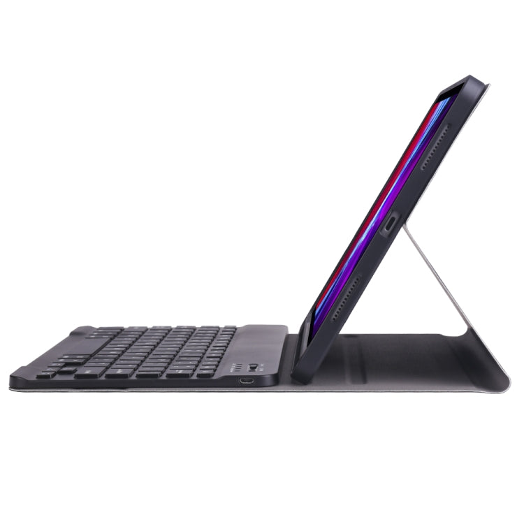 A11B Bluetooth 3.0 Ultra-thin ABS Detachable Bluetooth Keyboard Leather Tablet Case with Holder & Pen Slot for iPad Pro 11 2022 / 2021 / Air 5 / Air 4 (Black) - For iPad Pro by buy2fix | Online Shopping UK | buy2fix