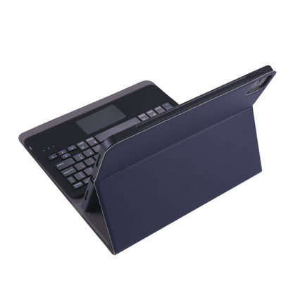 A11B-A Ultra-thin ABS Detachable Bluetooth Keyboard Tablet Case with Touchpad & Pen Slot & Holder for iPad Pro 11 2022 / 2021 / Air 5 / Air 4 (Dark Blue) - For iPad Pro by buy2fix | Online Shopping UK | buy2fix