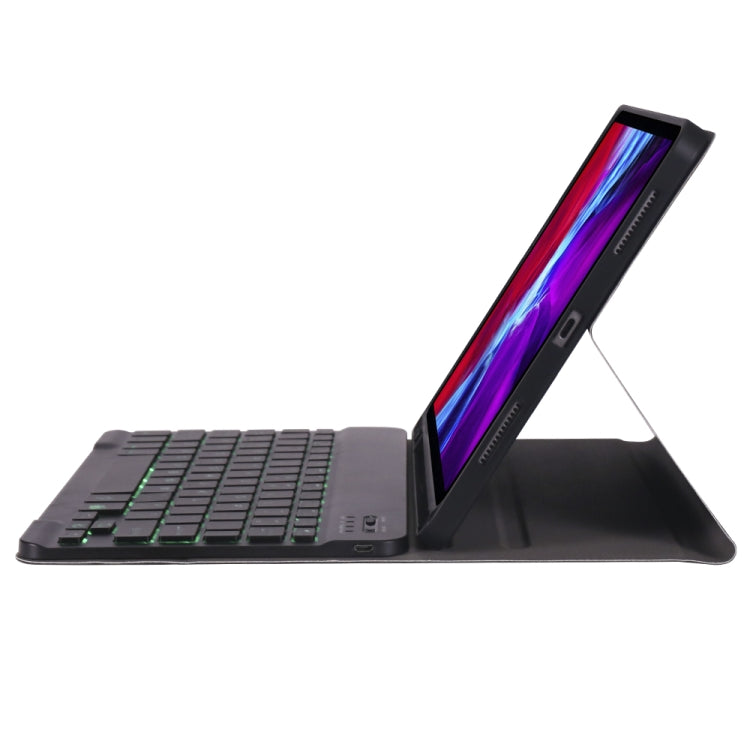 A11BS Ultra-thin ABS Detachable Bluetooth Keyboard Tablet Case with Backlight & Pen Slot & Holder for iPad Pro 11 2022 / 2021 / Air 5 / Air 4 (Black) - For iPad Pro by buy2fix | Online Shopping UK | buy2fix