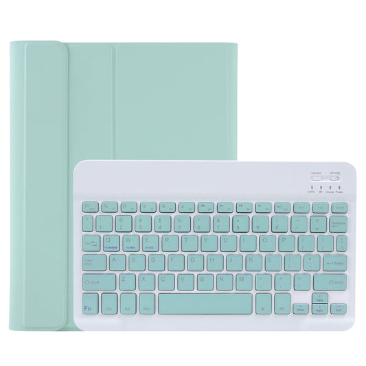 C-11B Detachable Candy Color Bluetooth Keyboard Leather Tablet Case with Pen Slot & Holder for iPad Pro 11 2022 / 2021 / Air 5 / Air 4 (Light Green) - For iPad Pro by buy2fix | Online Shopping UK | buy2fix