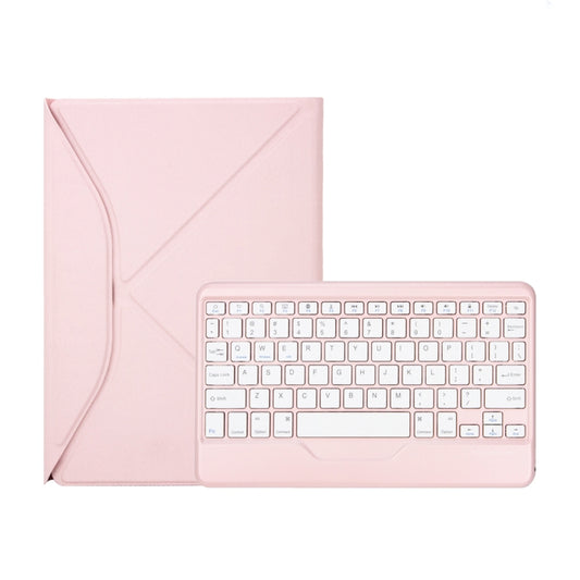 Z098B Pen Slot Bluetooth Keyboard Leather Tablet Case For iPad Air 11 2025/2024/2022/2020 (Pink) - For iPad Air by buy2fix | Online Shopping UK | buy2fix
