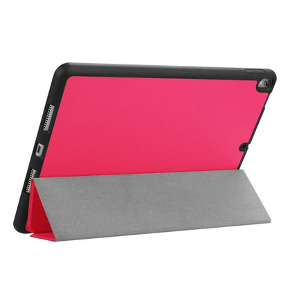 Custer Texture Horizontal Flip Leather Case for iPad Pro 10.5 Inch / iPad Air (2019), with Three-folding Holder & Pen Slot (Dark Blue) - iPad Air (2019) Cases by buy2fix | Online Shopping UK | buy2fix