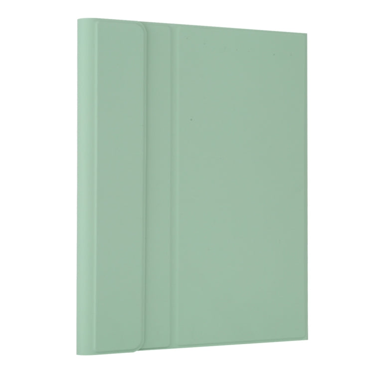 T129 Detachable Bluetooth Black Keyboard Microfiber Leather Tablet Case for iPad Pro 12.9 inch (2020), with Holder (Green) - For iPad Pro by buy2fix | Online Shopping UK | buy2fix