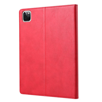 Knead Skin Texture Horizontal Flip Leather Case for iPad Pro 12.9 inch 2022/2021/2020/2018, with Photo Frame & Holder & Card Slots & Wallet & Pen Slot (Red) - iPad Pro 12.9 (2018) Cases by buy2fix | Online Shopping UK | buy2fix