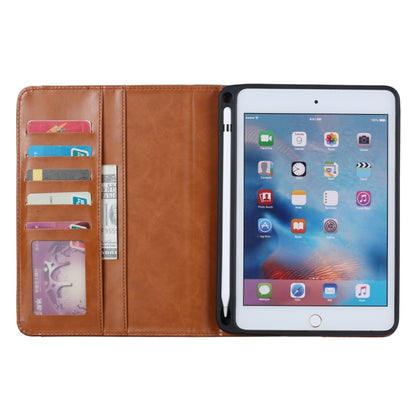 Knead Skin Texture Horizontal Flip Leather Case for iPad Mini 2019, with Photo Frame & Holder & Card Slots & Wallet & Pen Slot (Black) - iPad mini (2019) / mini 5 Cases by buy2fix | Online Shopping UK | buy2fix