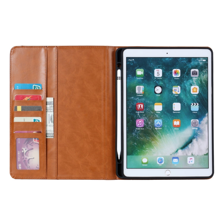 Knead Skin Texture Horizontal Flip Leather Case for iPad Air 2019 10.5 inch, with Photo Frame & Holder & Card Slots & Wallet & Pen Slot (Brown) - iPad Air (2019) Cases by buy2fix | Online Shopping UK | buy2fix