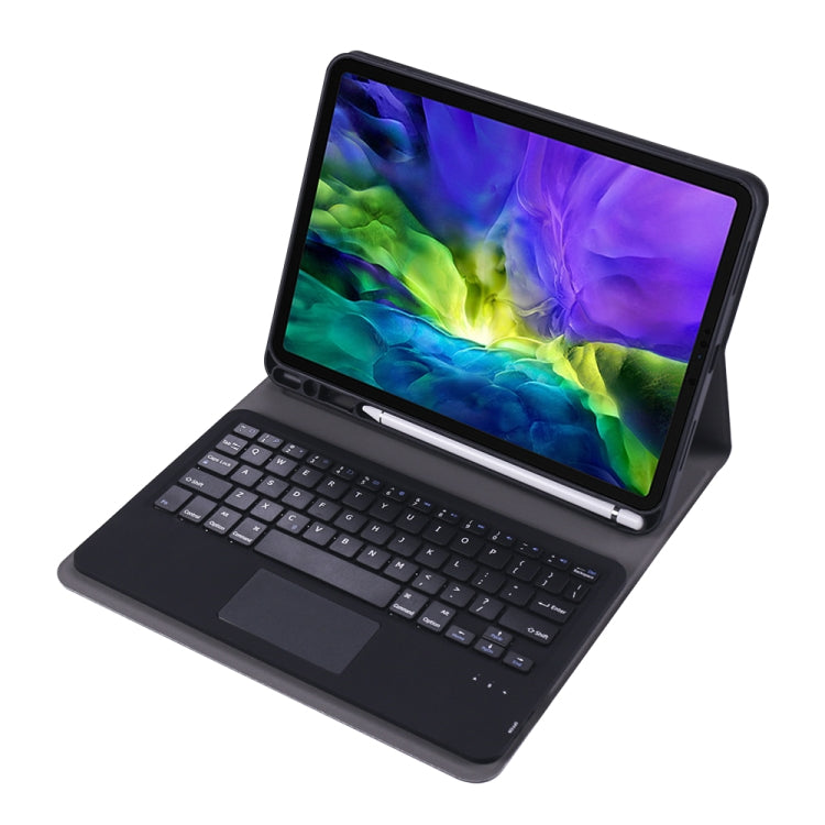 A11B-A 2020 Ultra-thin ABS Detachable Bluetooth Keyboard Tablet Case for iPad Pro 11 2022 / 2021 / Air4 / Air5, with Touchpad & Pen Slot & Holder (Dark Blue) - For iPad Pro by buy2fix | Online Shopping UK | buy2fix