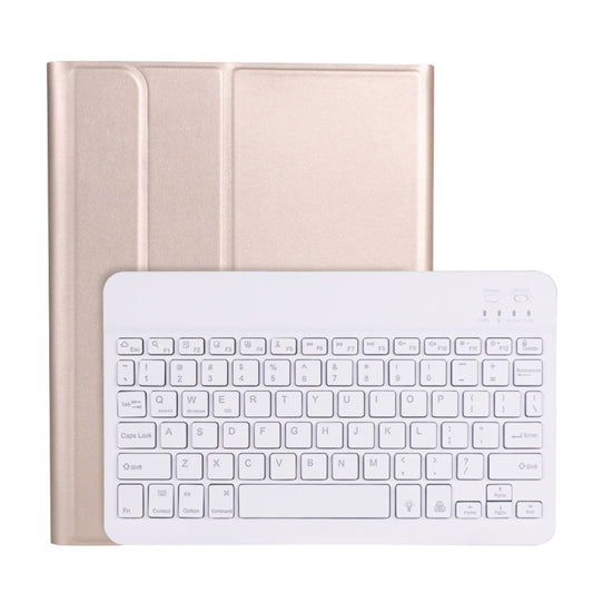 A11BS 2020 Ultra-thin ABS Detachable Bluetooth Keyboard Tablet Case for iPad Pro 11 2022 / 2021 / Air4 / Air5, with Backlight & Pen Slot & Holder (Gold) - For iPad Pro by buy2fix | Online Shopping UK | buy2fix